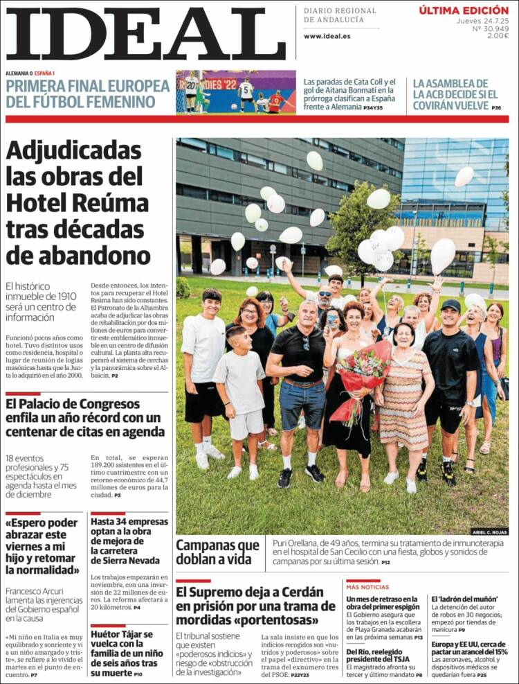 Portada de Ideal (España)
