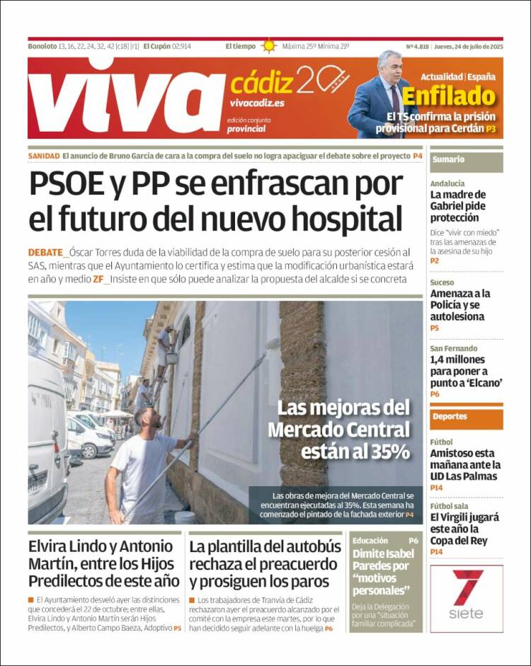 Portada de Información - Cadiz (España)