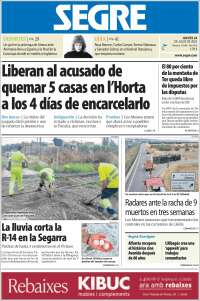 Portada de Segre  (España)