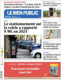 Portada de Le Bien Public (Francia)