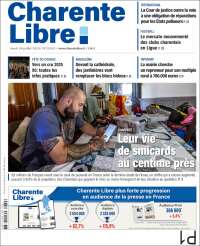 Portada de Charente Libre (Francia)