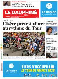 Portada de Le Dauphiné Libéré (Francia)