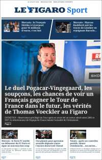 Portada de Le Figaro Sport (France)