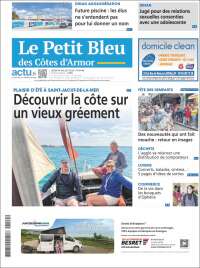 Portada de Le Petit Bleu (Francia)