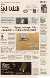 Portada de Il Sole 24 ORE (Italia)