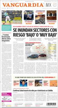 Portada de Vanguardia (México)