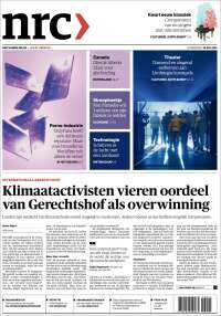 Portada de NRC Handelsblad (Países Bajos)