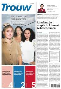 Portada de Trouw (Países Bajos)