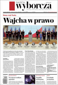 Portada de Gazeta Wyborcza (Polonia)