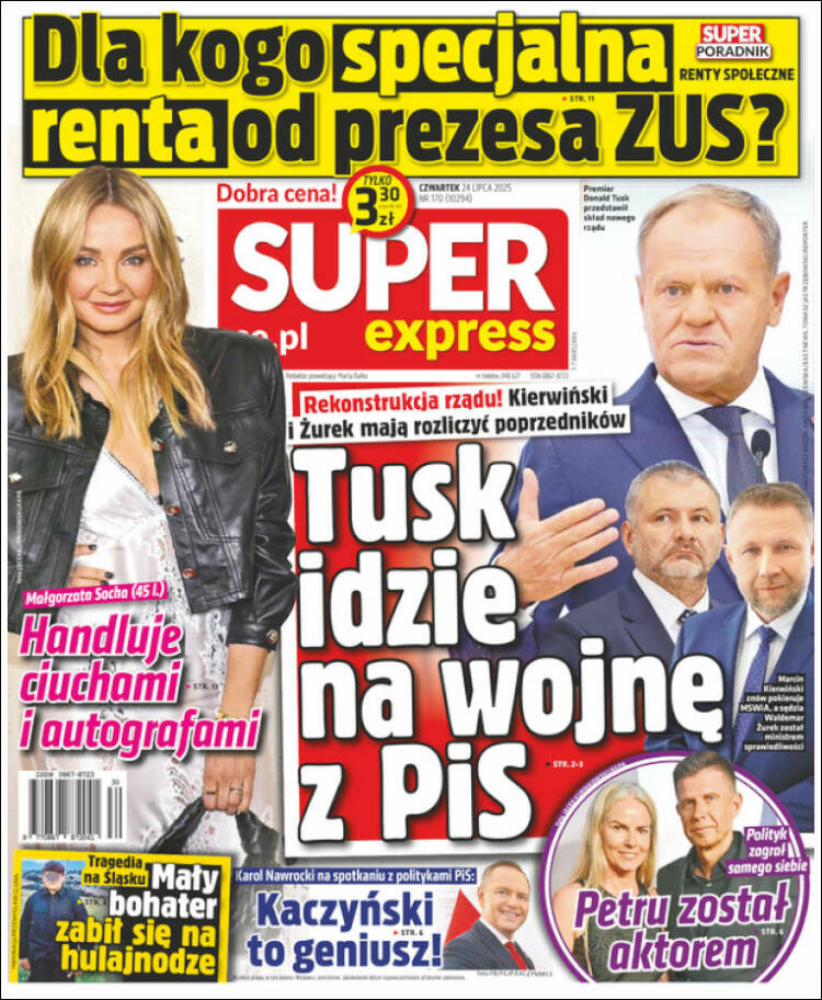 Portada de Super Express (Polonia)