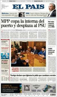 Portada de El País (Uruguay)