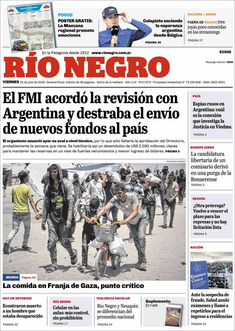 Portada de Rio Negro (Argentina)