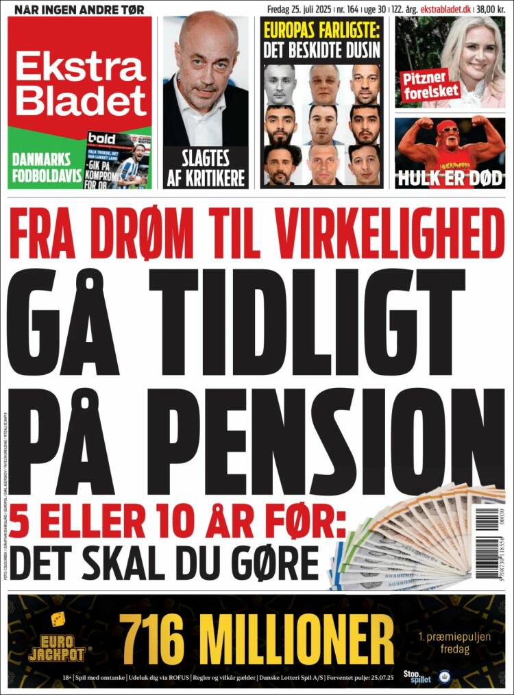 Portada de Ekstra Bladet (Denmark)
