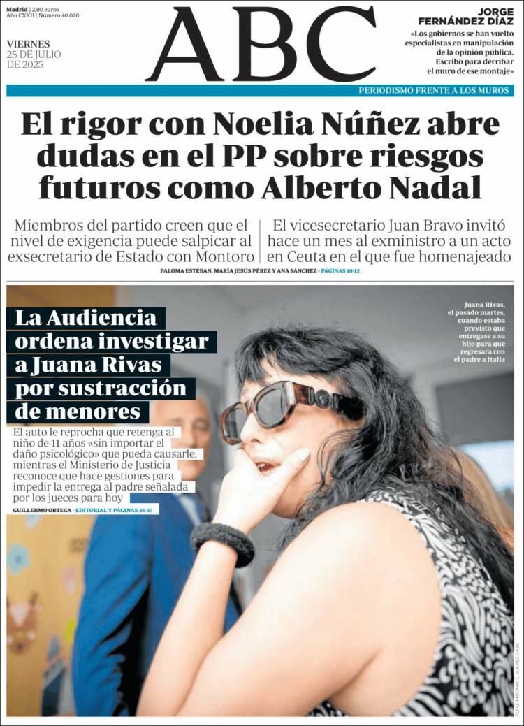 Portada de ABC (España)