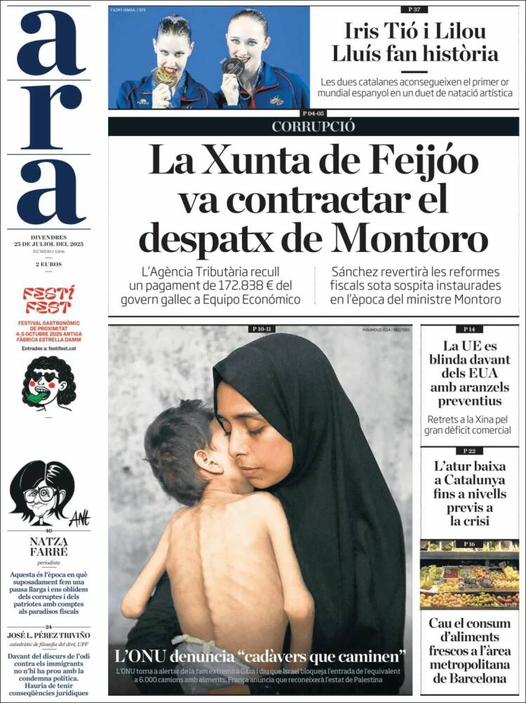 Portada de Ara (España)
