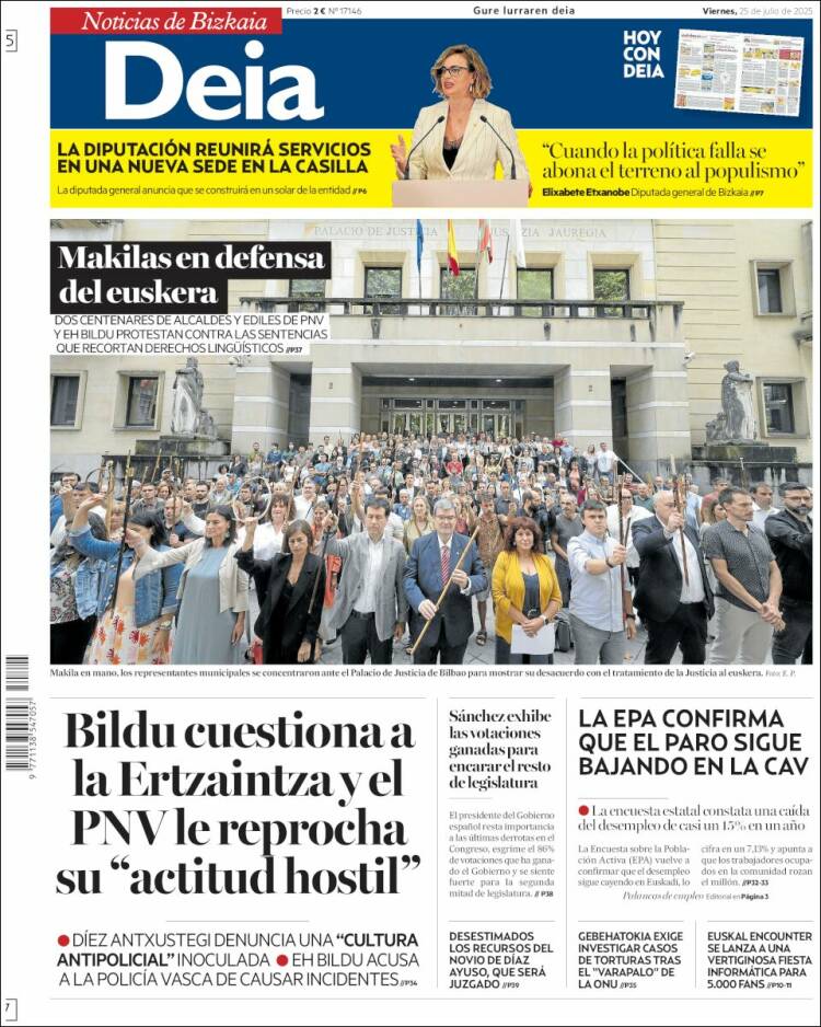 Portada de Deia (España)