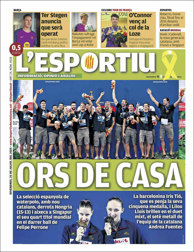 Portada de L'Esportiu (España)