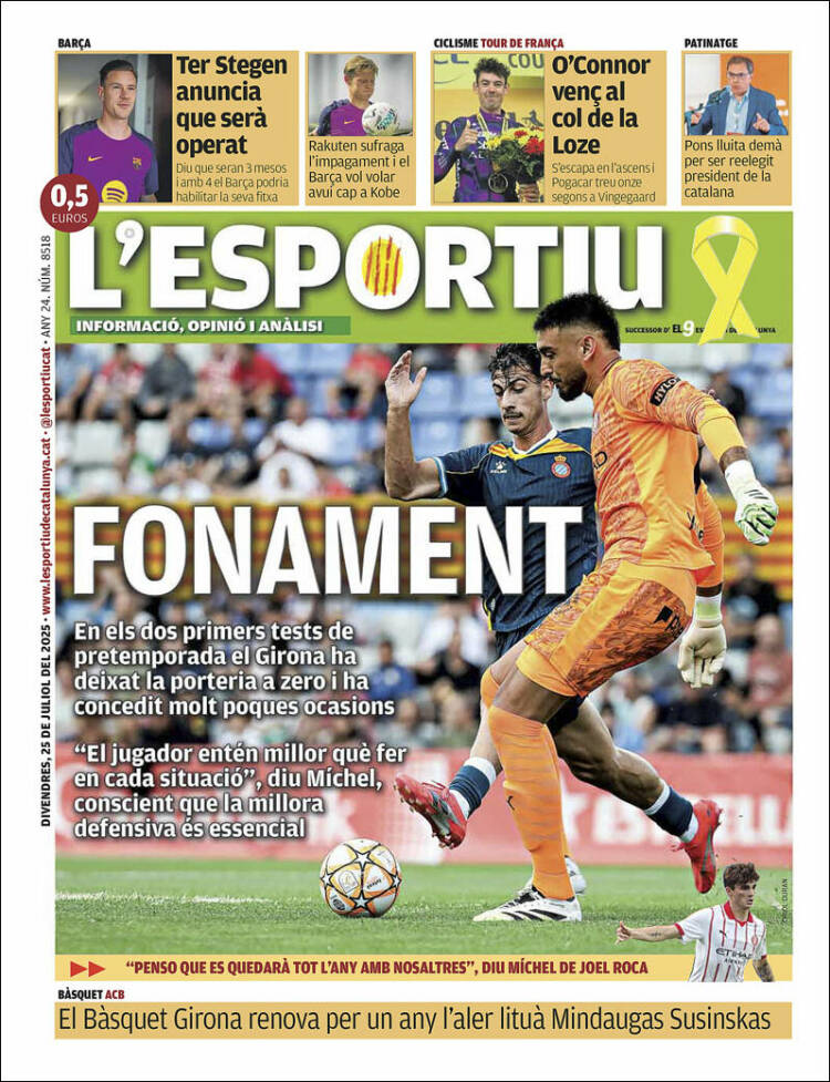 Portada de L'Esportiu : Girona (España)