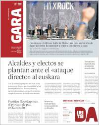 Portada de Gara (España)