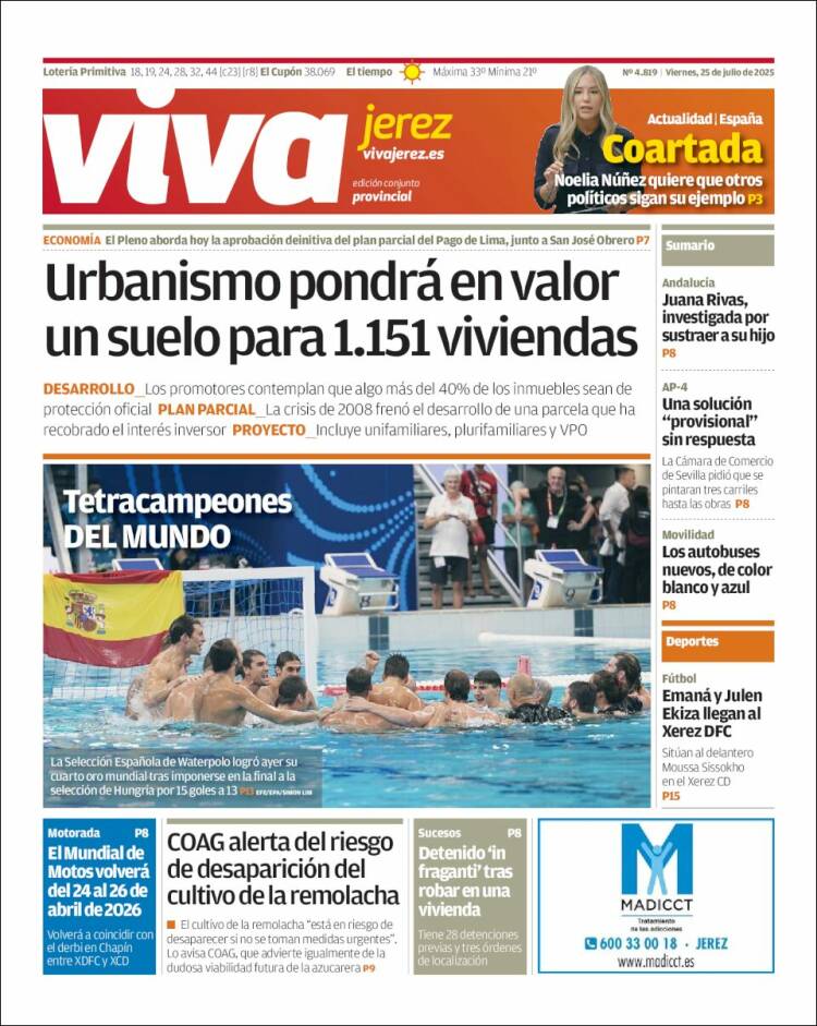 Portada de Información - Jerez (España)