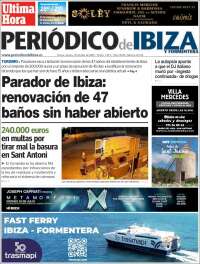 Portada de Periódico de Ibiza (España)