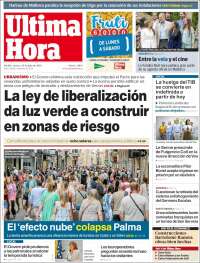 Portada de Última Hora (España)