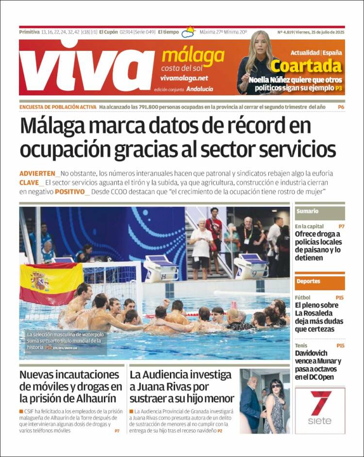Portada de Viva Málaga (España)