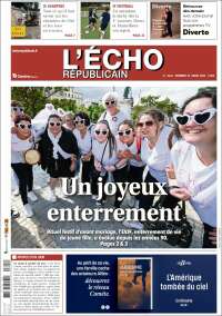 Portada de L'Echo Républicain (Francia)