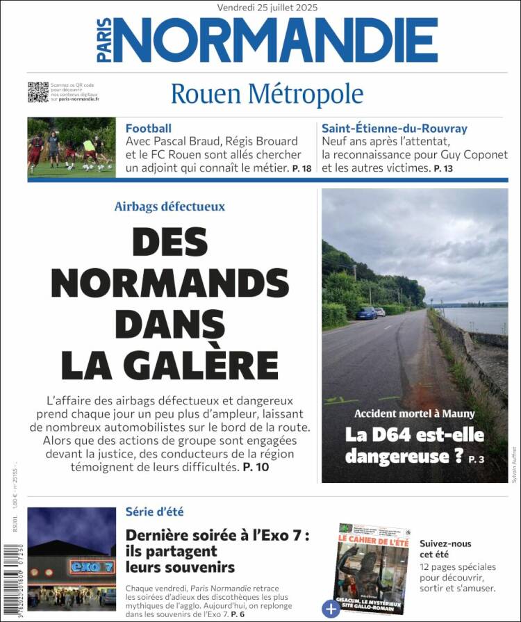 Portada de Paris Normandie (Francia)