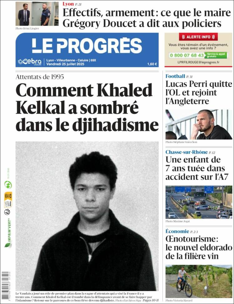 Portada de Progres de Fecamp (Francia)