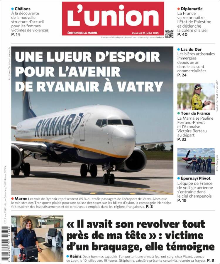 Portada de L'Union (Francia)