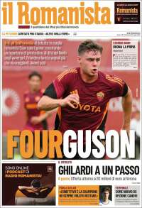 Portada de Romanista (Italia)