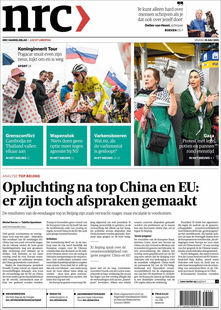 Portada de NRC Handelsblad (Netherlands)