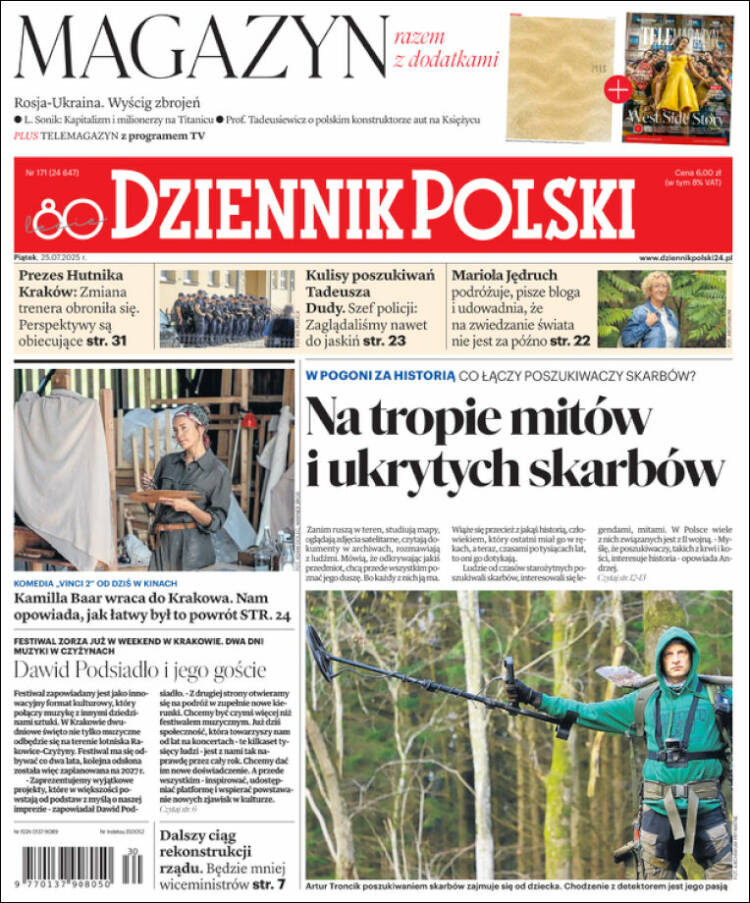 Portada de Dziennik (Polonia)