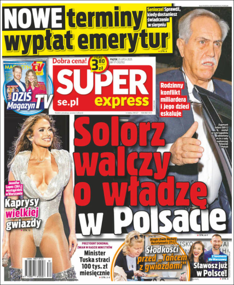 Portada de Super Express (Polonia)