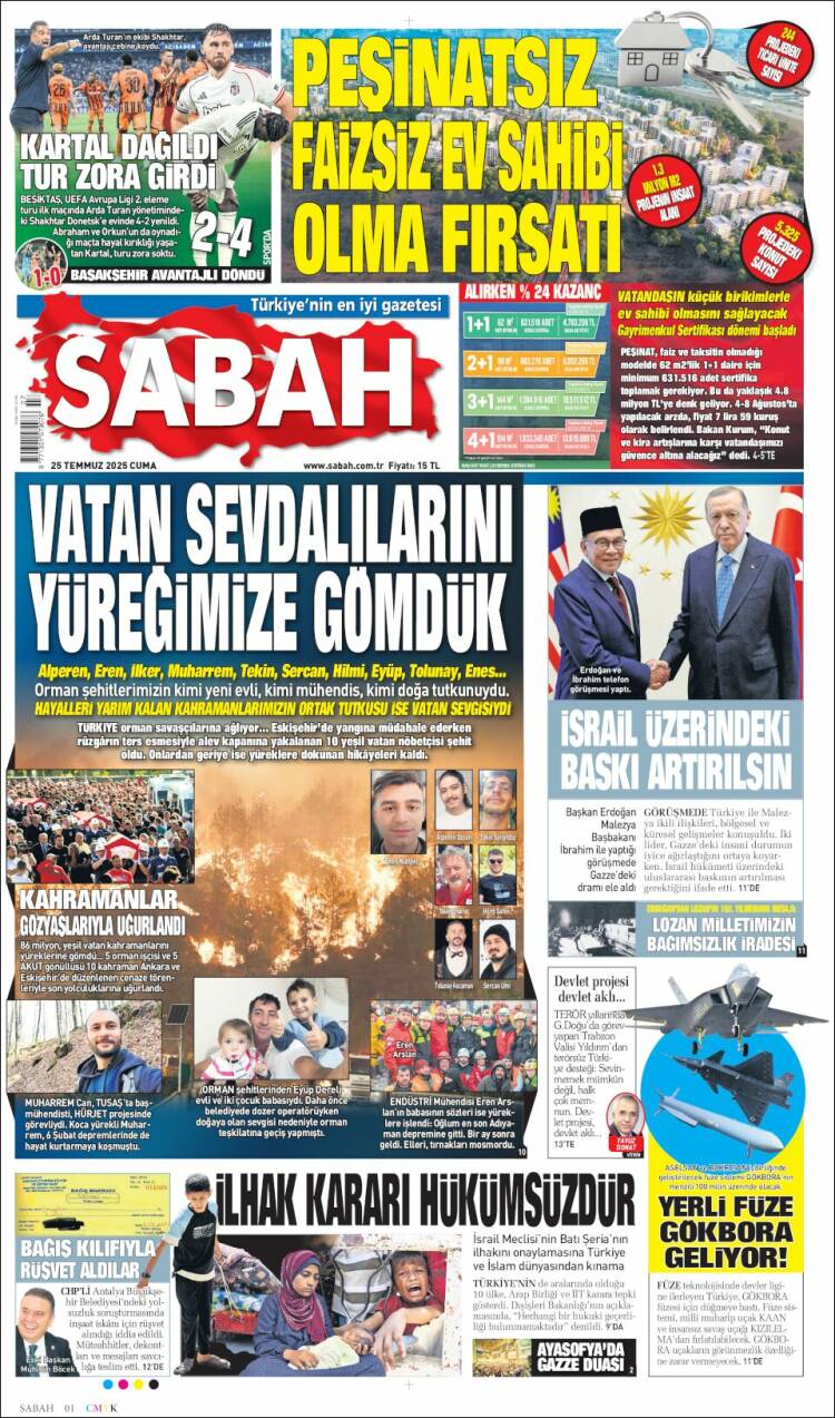 Portada de Sabah (Turkey)