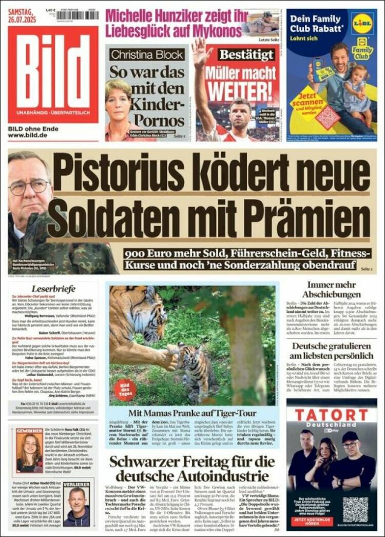 Portada de Bild (Germany)