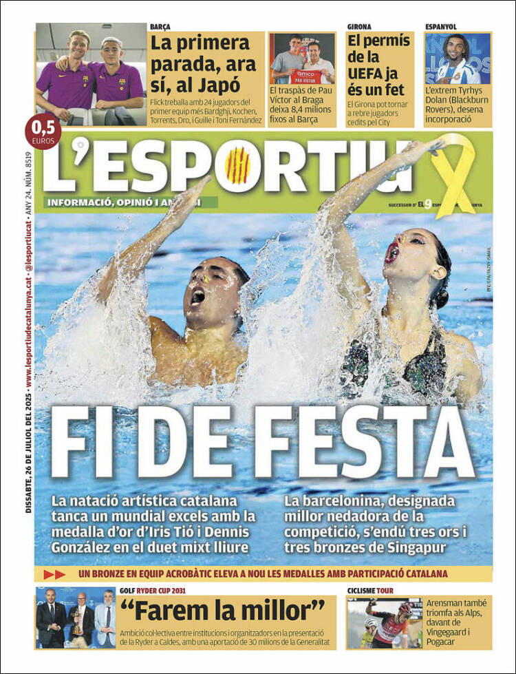 Portada de L'Esportiu (Spain)