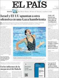 Portada de El País (Spain)