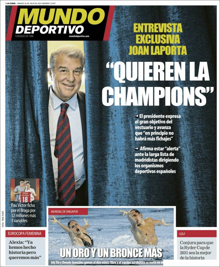 Portada de El Mundo Deportivo (Spain)