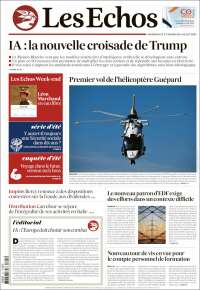 Portada de Les Echos (France)