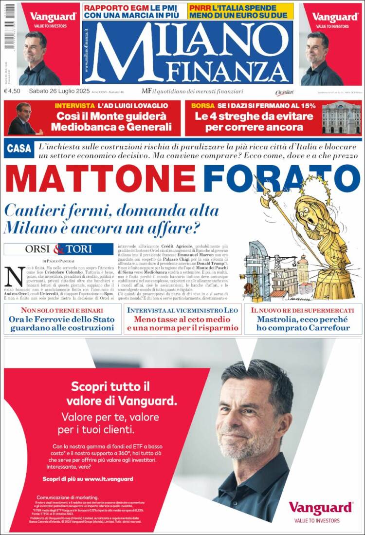 Portada de Milano Finanza (Italy)