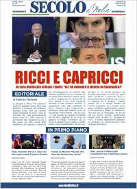 Portada de Secolo d'Italia (Italy)