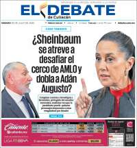 Portada de El Debate de Culiacán (Mexico)
