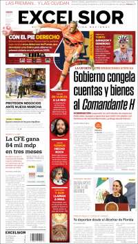 Portada de Excelsior (México)