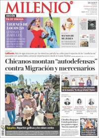 Portada de Milenio (México)