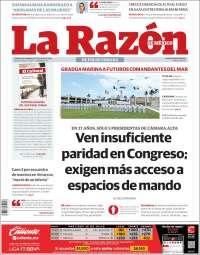 Portada de La Razón (Mexico)