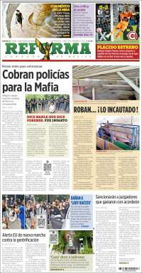 Portada de Reforma (México)