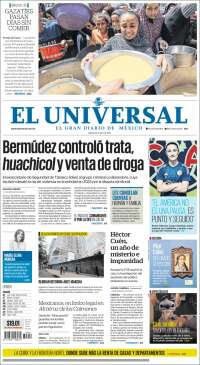 Portada de El Universal (México)