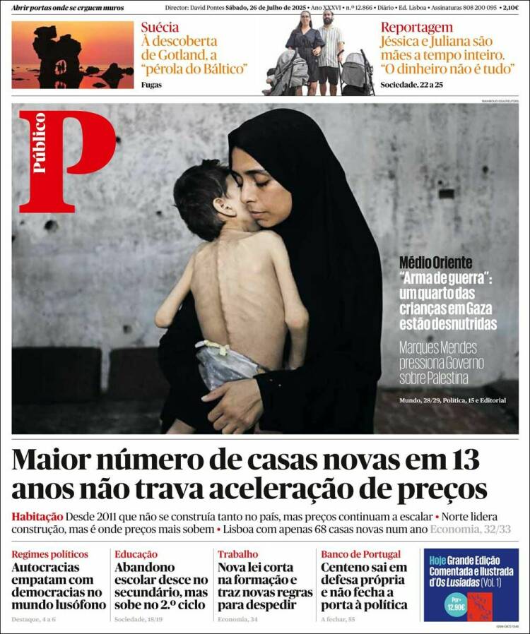 Portada de Público (Portugal)